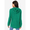 Roaman's Women's Plus Size Classic Length Waffle Zip Hoodie - 3 of 4