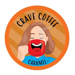 Crave Beverages Caramel Flavored Coffee Pods,Compatible Keurig 2.0 Brewers,40Ct - 1 of 4