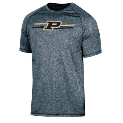 NCAA Purdue Boilermakers Adult Men's Gray Poly T-Shirt