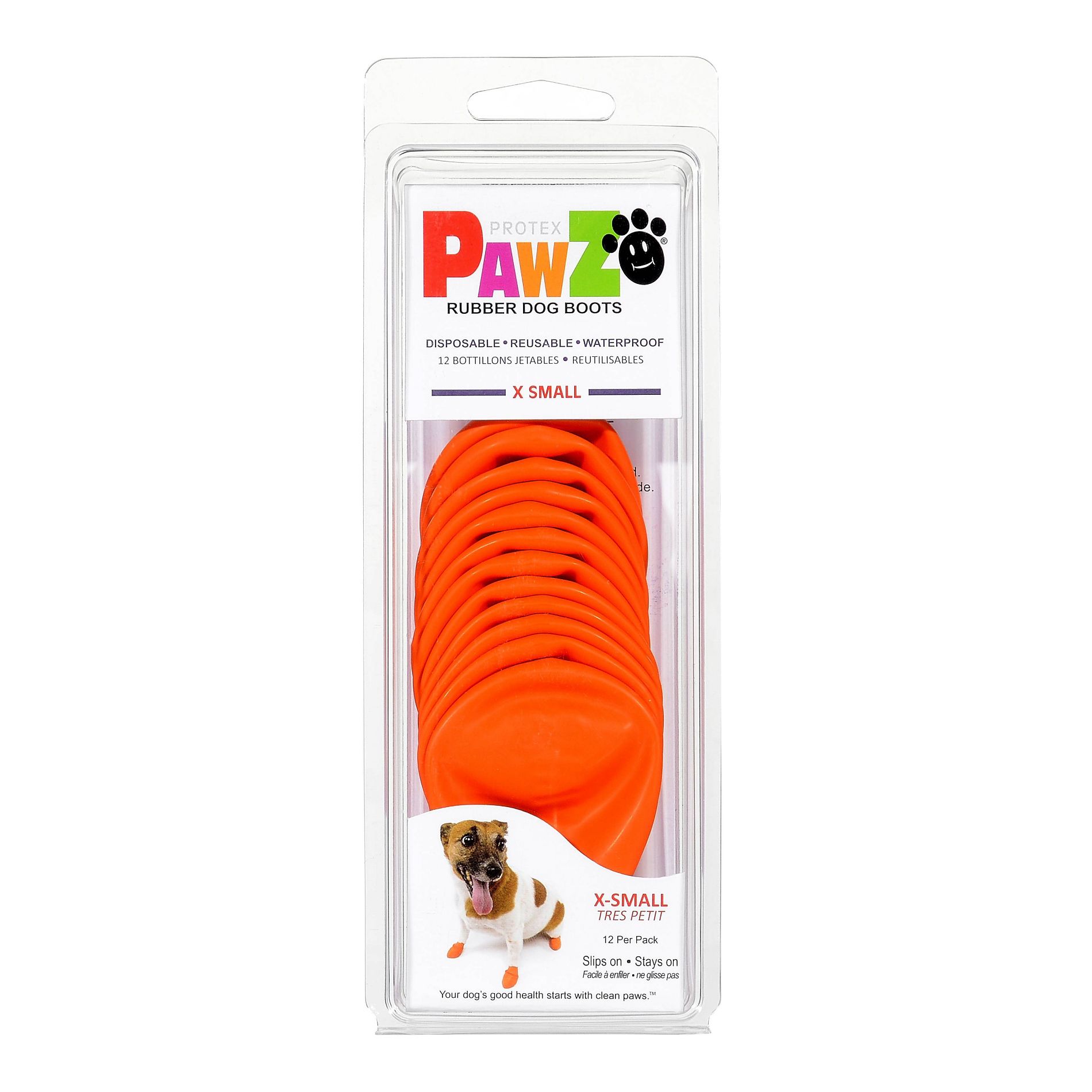 Pawz 12pc Rubber Dog Boots