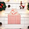 Unique Bargains Christmas Aprons Christmas Celebration in English Santa Claus Linen 21.65"x26.77" 1 Pcs - 2 of 4
