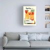 Canvas Wall Art - Dionisis Gemos  'Aperol spritz print' Wall Art for Living Room, Bedroom, or Office Décor by Trademark Fine Art - 3 of 4