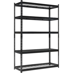 Acekool 5-Tier Metal Garage Shelving Unit, Adjustable Height Storage Rack, Heavy Duty Industrial Shelves with 2200 lbs Load Capacity - 1 of 4