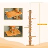 VisioGear Floor to Ceiling Cat Tree, 80" - 95" Adjustable Tall Cat Tower, 3-Level Cat Climbing Towe for Indoor Cats, Orange, 14.5"*8.25"*95.25" - 3 of 4