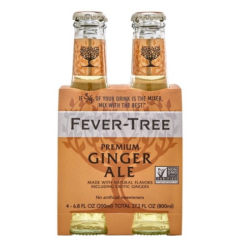 Fever-tree Premium Ginger Beer Bottles - 4pk/6.8 Fl Oz : Target