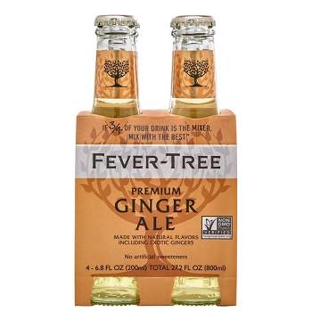 Fever-Tree Premium Ginger Ale  Bottles - 4pk/6.8 fl oz