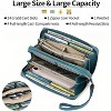 Wikineon Wallet for Women Clutch RFID Blocking Wristlet Leather Purse Large Capacity Credit Card Holder with Grip Hand Strap - 3 of 4