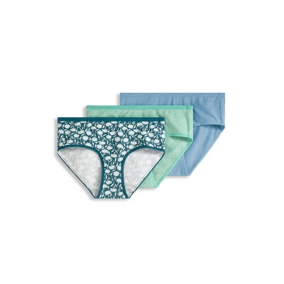 Jockey Women's Organic Cotton Stretch Logo Hipster - 3 Pack