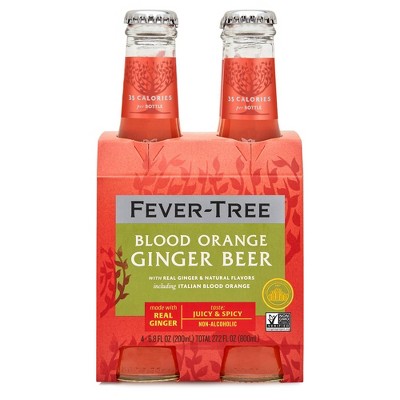 Fever-tree Premium Ginger Beer Bottles - 4pk/6.8 Fl Oz : Target
