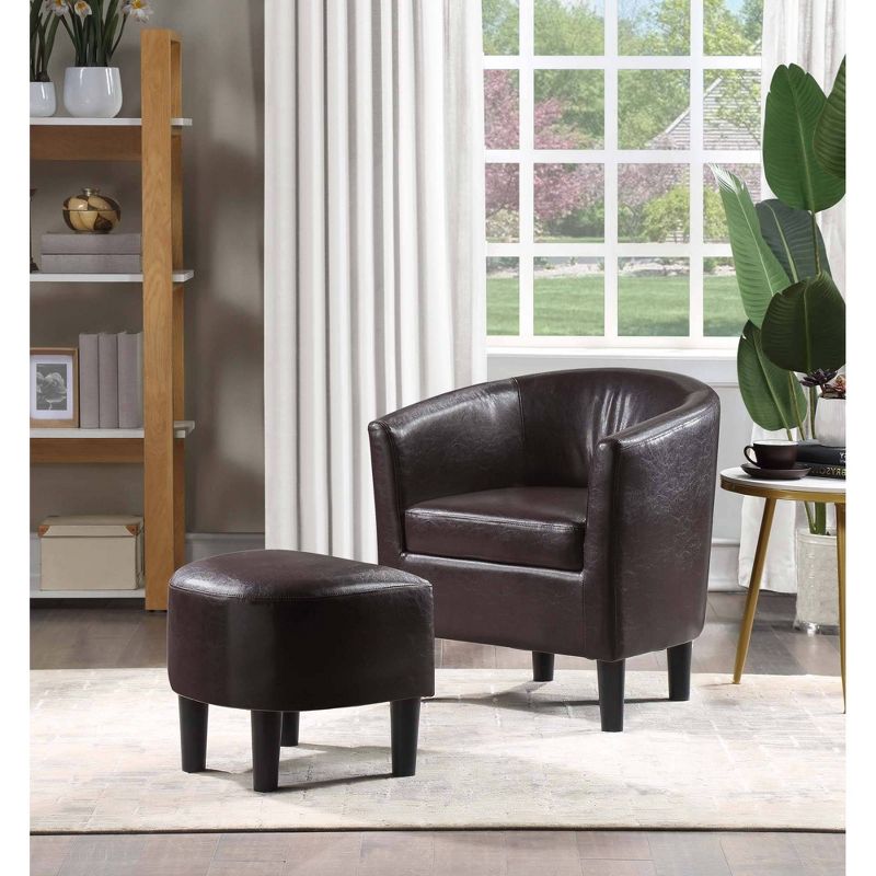 Take a Seat Churchill Accent Chair with Ottoman - Breighton Home, 3 of 10