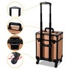 Byootique Rolling Makeup Train Case Cosmetic Trolley Organizer Rococo - 4 of 4