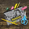 Wonder Woman Warrior Pattern Makeup Cosmetic Bag Organizer Pouch - 2 of 4
