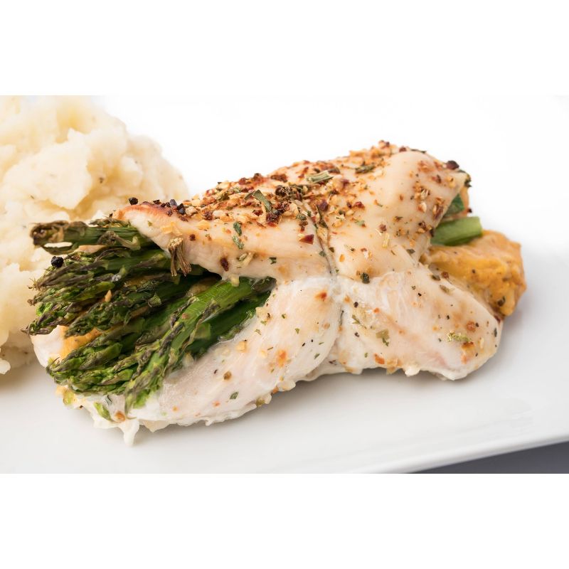 Custom Made Meals Asparagus &#38; Cheddar Stuffed Chicken Breast - 1.08lbs, 2 of 3