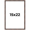 PosterPalooza | 15x22 Bamboo Picture Frame, UV Acrylic, 4 Finishes - Brown, Black, Gold, and Natural - 2 of 4