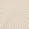 Ellis Curtain Plaza Classic Ticking Stripe Printed on Natural Ground Double Layer Bradford Valance 58" x 15" Tan - 3 of 4