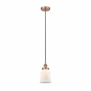 Canton - 1 Light Mini Pendant In Industrial Style-11 Inches Tall and 6 Inches Wide - 1 of 1