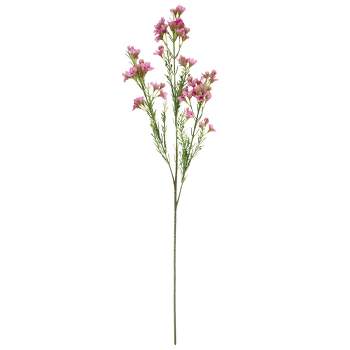 Allstate Floral 27" Pink Waxflower Artificial Silk Floral Spray