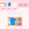 Joyfy 28 Packs Gift Cards with Glitter Mochi Squishy Toys | Kawaii Stress Relief Fidget Toys to Squeeze - 4 of 4