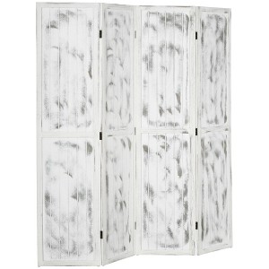 NicBex 67.00" H Room Divider Modern Folding Privacy Screen with Wood Legs for Home & Office - 1 of 4