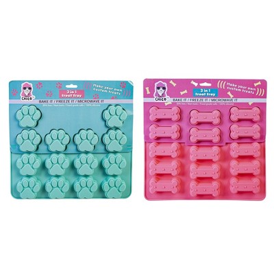 New Treat Tray Mold Silicone Molds for Dog Treats Dishwasher Safe