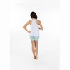 Sleep On It Girls Wake In Paradise 2-Piece Tank Pajama Shorts Sleep Set - White, M(10/12) - 3 of 4