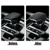 Unique Bargains Car Gear Shift Knob Cover Sticker ABS Carbon Fiber Pattern for Audi A5 - 3 of 4