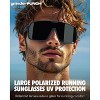 grinderPUNCH Polarized Sport Sunglasses  UV Protection Eyewear for Men & Women | Baseball, Pickleball, Running, Hiking & Cycling - 3 of 4