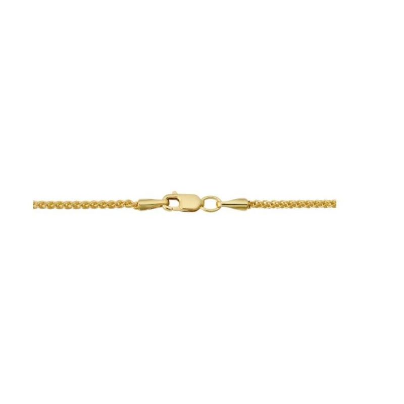 Pompeii3 14k Yellow Gold Filled 1.5mm-round Wheat Chain Necklace, 2 of 5