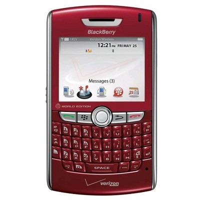 Verizon BlackBerry 8830 Replica Pretend Phone / Toy Phone (Red) (Bulk Packaging)