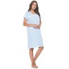 Casual Nights Women's Super Soft Yummy Nightshirt, Short Sleeve Nightgown, Night Dress with Fun Prints & Patterns - 2 of 4