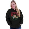 Merry Christmas Betty Boop Xmas Hoodie Sweatshirt Women Brisco Brands - 4 of 4