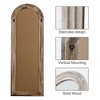 MAYEERTY Full-Length Mirror Solid Wood Step Right Angle Arch Charcoal Baked 64x21x1in No Stand - 3 of 4