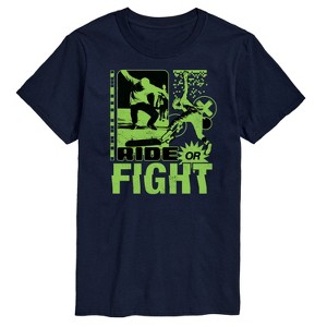 Men's - Instant Message - Skateboard Tricks Ride Or Fight Short Sleeve Graphic T-Shirt - 1 of 4