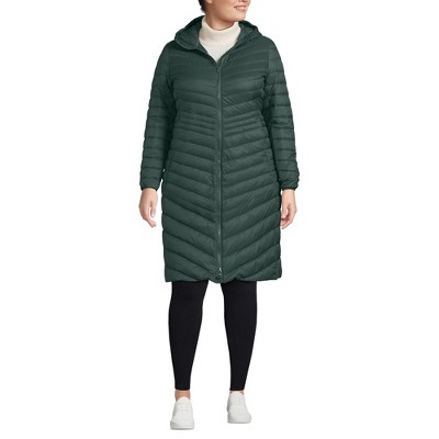 Lands' End Women's Outerwear Wanderweight Ultralight Packable Down Coat