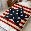 American Flag Flannel Blanket Stars Stripes Patriotic Design,Christmas Gift. - 3 of 4