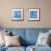 American Art Decor Set of 2 Framed Wall Arts with Seashell Decoration and Glass Cover - 2 of 4
