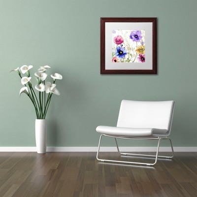 Summer Diary II Pink and Purple Floral Canvas Art