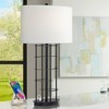 Possini Euro Design Possini Euro Open Grid 29 1/2" High Black Metal USB Table Lamp - 2 of 4