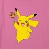 Girl's Pokemon Halloween Pikachu Jack-o'-Lantern Lollipop Crop Top T-Shirt - 2 of 3