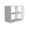 NicBex Rustic Sideboard Table with 2 Shelves Entryway Console Table, Hallway Storage Cabinet, 11.8 x 23.6 x 19.7 Inches - 3 of 4
