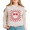 Simply Sage Market S.W.Smiley Smiley Face Hearts Sweatshirt - 3 of 4