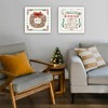 SEVOBAL Wall Art, 2-Piece Seasonal Wreath Print Set for Living Room and Bedroom Wall Decoration, Multicolor, 14"*1"*4" - 2 of 4
