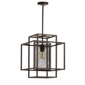 Case 14.5" Pendant - PND4065 - Brass - Safavieh - 1 of 4