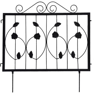 Decorative Garden Fence Rustproof Metal Border Fences Decor - 1 of 4