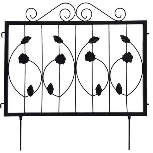 Decorative Garden Fence Rustproof Metal Border Fences Decor - image 1 of 4