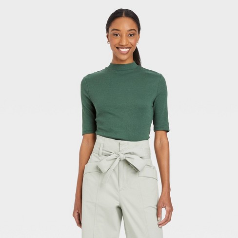t shirt under turtleneck