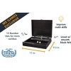 WE Games 12 Number Shut the Box Board Game in Natural Wood Box with Lid - 4 of 4