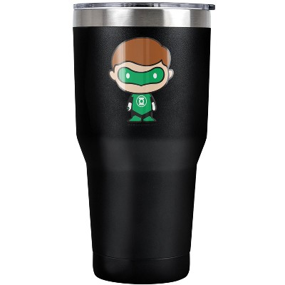 Green Lantern Cute Chibi Character Steel Tumbler 30oz Coffee Travel Mug