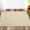 Washable Area Rugs, Modern Plaid Printed Indoor Floor Carpet with Non-Slip Backing, Contemporary Accent Carpet, Stain-Resistant Soft Low Pile Rugs - 4 of 4
