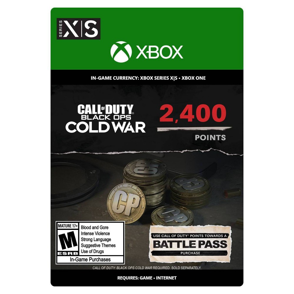 Photos - Game Call of Duty: Black Ops Cold War 2,400 Points - Xbox Series X|S/Xbox One (